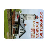 Ogdensburg Harbor Light house, New York Magnet マグネット (横)