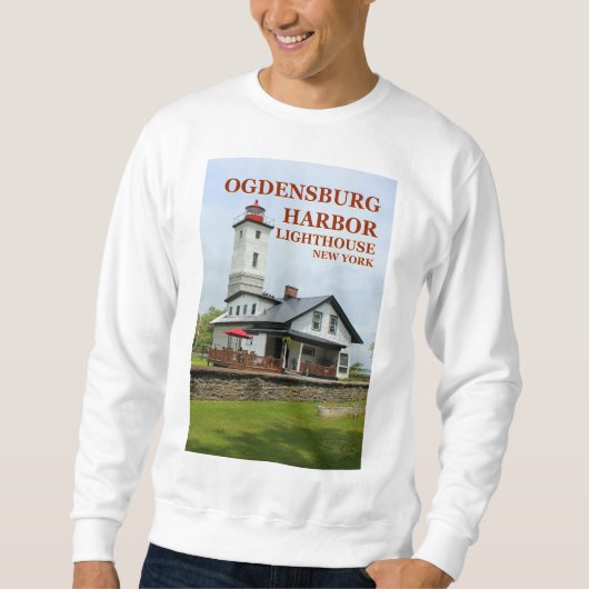 Ogdensburg Harbor Light house, New York Sweatshirt スウェットシャツ (正面)