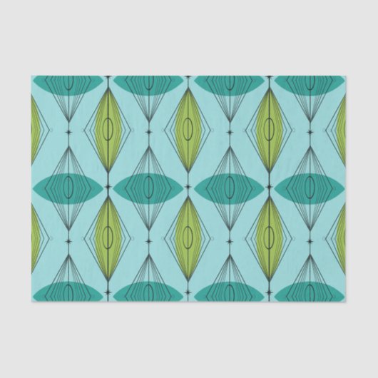 Ogee及びスターバストの原子ティッシュペーパー 薄葉紙 (正面)