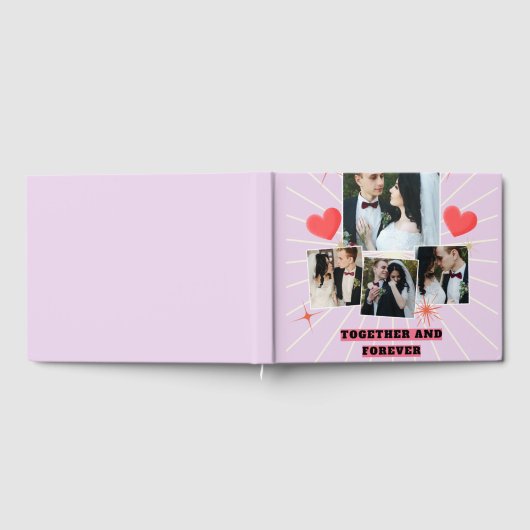 ogether and Forever Couple Collage Guest Book ゲストブック (全面)
