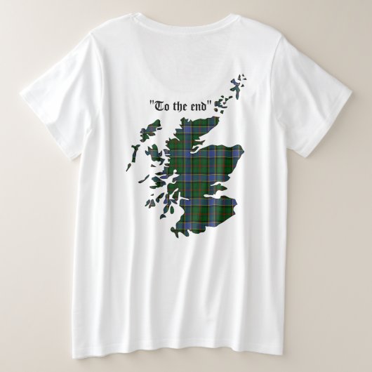 Ogilvie/Ogilvy Clan Women's プラスサイズTシャツ (デザイン裏面)