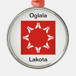 Oglala Lakotaのオーナメント メタルオーナメント
