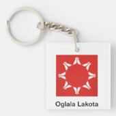 Oglala Lakotaのkeychain キーホルダー (正面)