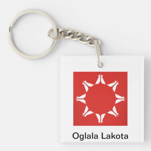 Oglala Lakotaのkeychain キーホルダー (正面)