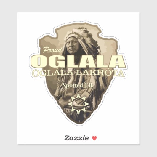 Oglala Lakota (arrowhead) シール (シート)