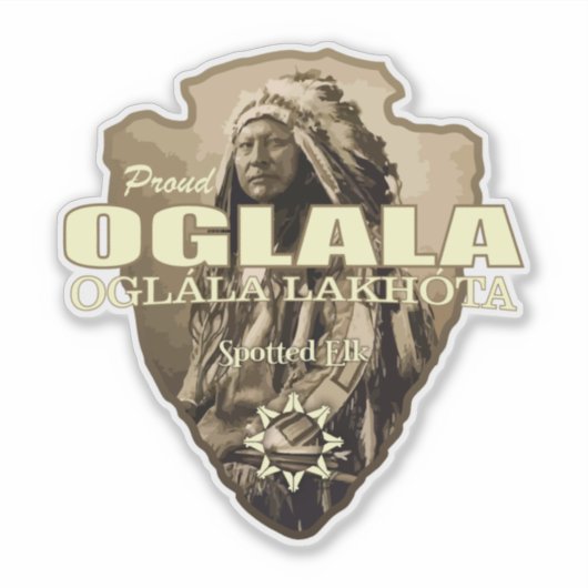 Oglala Lakota (arrowhead) シール (正面)