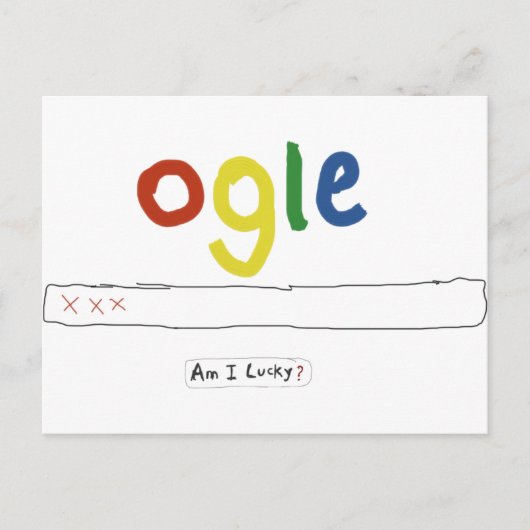 ogle_ラッキーかな ポストカード (正面)