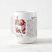 Oglesby、起源、意味および頂上 コーヒーマグカップ (正面左)