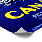 Ogopogo Canadian apples fruit crate label ポスター (角)