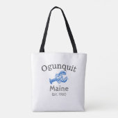 Ogunquitメインのロブスターのトートバック トートバッグ (裏面)