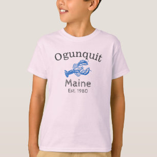 Ogunquit Maine Blueロブスターシャツ、少年の2 Tシャツ