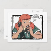 Ohいいえ! ない別のテレマーケター ポストカード (正面/裏面)