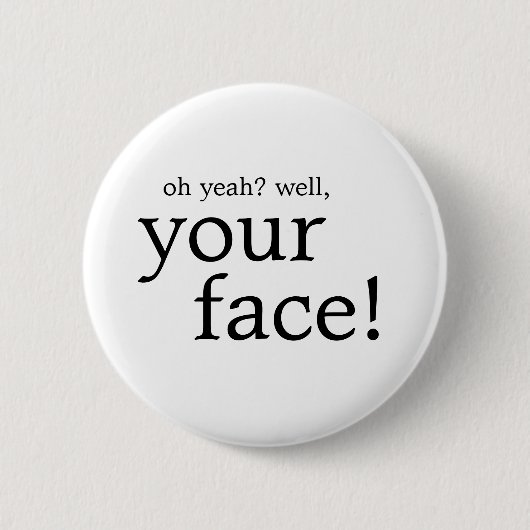 Ohええボタン 缶バッジ (正面)