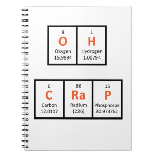Ohがらくたの周期表のノート ノートブック