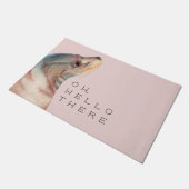 Ohこんにちはそこに|のアシカの歓迎 ドアマット (アングル)