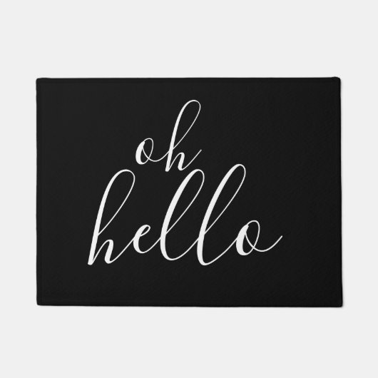 Ohこんにちは玄関マット ドアマット (正面)