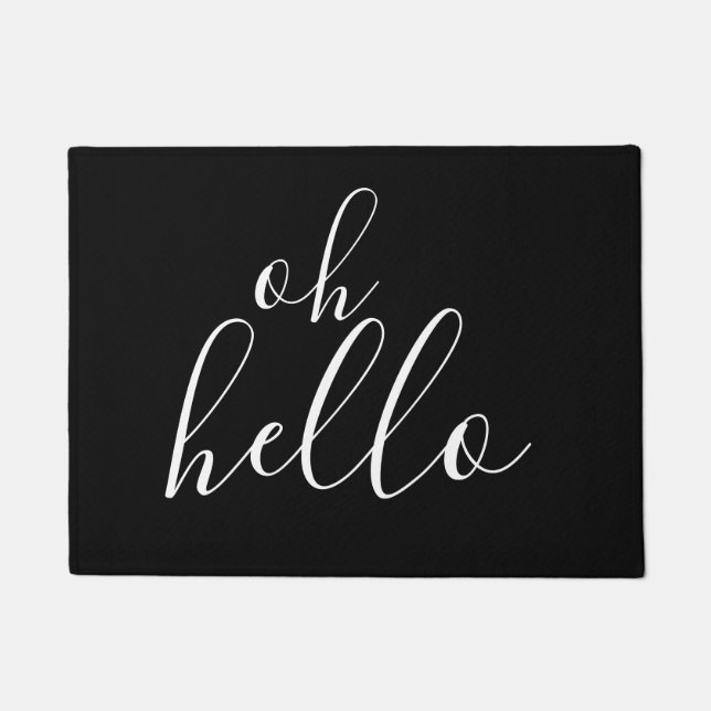 Ohこんにちは玄関マット ドアマット (正面)