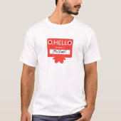 Ohこんにちは私の名前はミハエルです Tシャツ (正面)