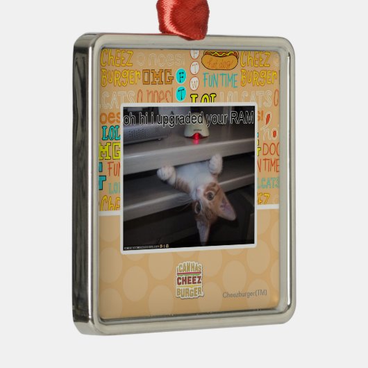 ohこんにちは私はあなたのRAMを改善しました メタルオーナメント (右)