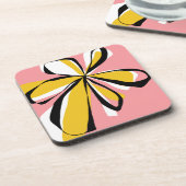 Ohそうかわいらしいピンク-コースター コースター (左側)