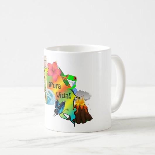 Ohそうコスタリカのコーヒー・マグ コーヒーマグカップ (正面右)