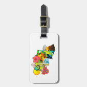 Ohそうコスタリカの荷物のラベル ラゲッジタグ (正面縦)