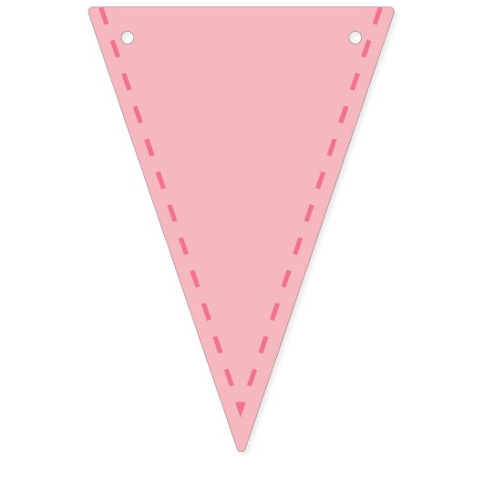 Ohどのようなおもしろいをワンピンク&金ゴールドファースト誕生日 バンティングフラッグ (第2の旗)