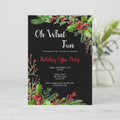 Ohどんなおもしろいのクリスマスのパーティの招待状 招待状 (スタンド正面)