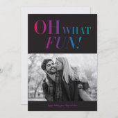 Ohどんなおもしろいの休日カード シーズンカード (正面/裏面)