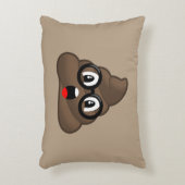OhウンチEmoji w/Glasses アクセントクッション (正面(垂直))
