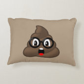OhウンチEmoji w/Glasses アクセントクッション (裏面)