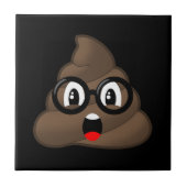 OhウンチEmoji w/Glasses タイル (正面)