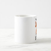 "Ohキツネの為のために! "キツネのイラストレーションを含むマグ コーヒーマグカップ (中央)