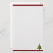 Ohクリスマスツリー 便箋 (正面/裏面)