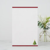 Ohクリスマスツリー 便箋 (スタンド正面)