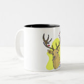 ohシカの…マグ ツートーンマグカップ (正面左)