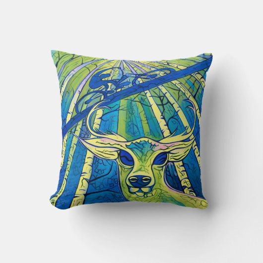 Ohシカ クッション (正面)