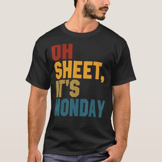 Ohシートそれは月曜日の会計士の会計CPAウォム Tシャツ (正面)