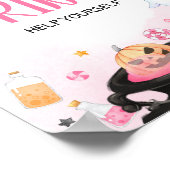 Ohシートグウルハロウィーンベビーシャワードリンク ポスター (角)