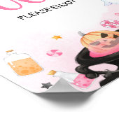 Ohシートグウルハロウィーンベビーシャワーフード ポスター (角)