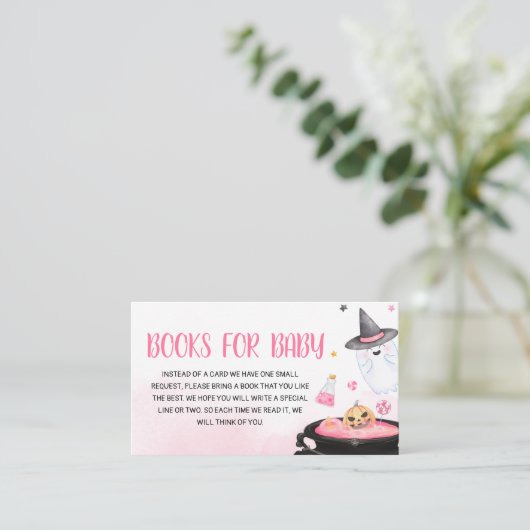 Ohシートグールハロウィンブックベビー エンクロージャーカード (スタンド正面)