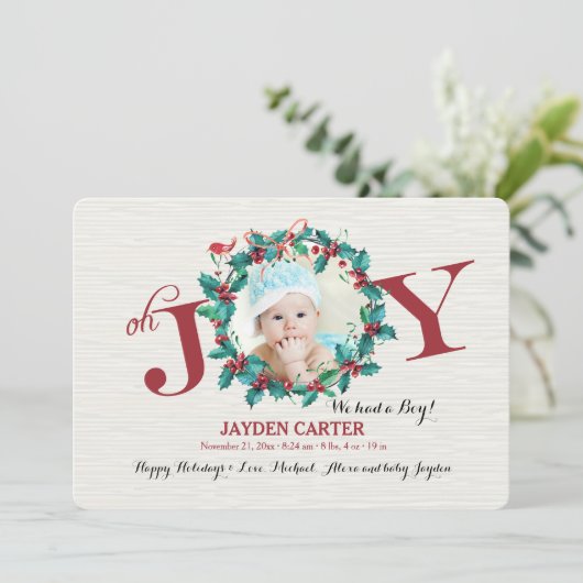 OHジョイホリデーフォトバースアナウンス シーズンカード (スタンド正面)