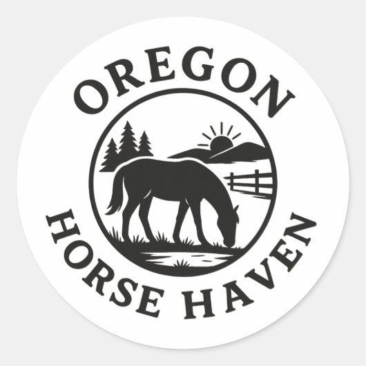 OHステッカー ラウンドシール (正面)