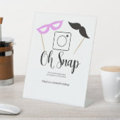 Ohスナップテーブルトップフォトブース台座看板 台座サイン (インサイチュ)