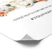 Ohスナップハッシュタグ、カメラ、Etherealフローラ記号 ポスター (角)