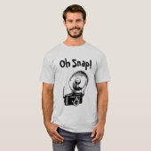 Ohスナップヴィンテージカメラ Tシャツ (正面フル)