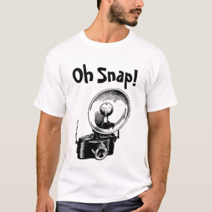 Ohスナップヴィンテージカメラ Tシャツ