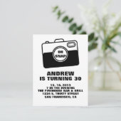 OHスナップ誕生日招待状。 招待状 (スタンド正面)