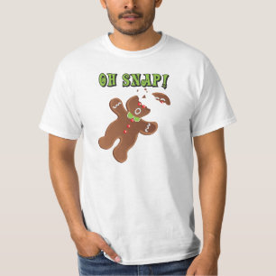 Ohスナップ! クッキーのクリスマスの醜いクリスマスのセーター tシャツ