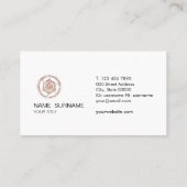 Ohスナップ! グリッターのカメラマンの名刺 名刺 (裏面)